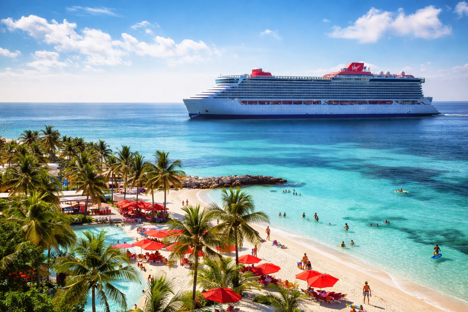 Virgin Voyages Western Caribbean & Bimini Beach Club Itinerary